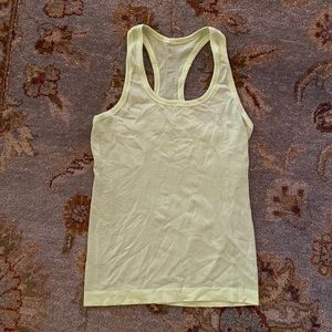 Neon Yellow Lululemon Swiftly Tech Racerback
